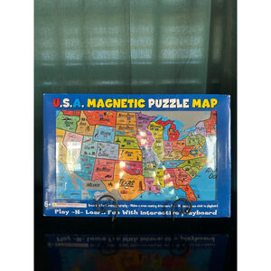 USA Magnetic Puzzle Map